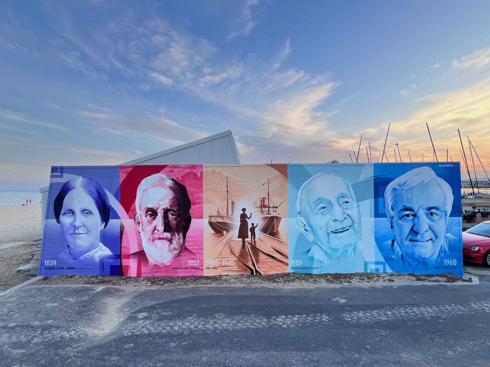 Port Melbourne Migration Mural